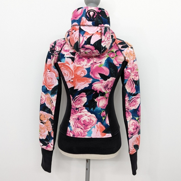 Rare Lululemon Secret Garden Vintage Pink Hoodie - Picture 12 of 13